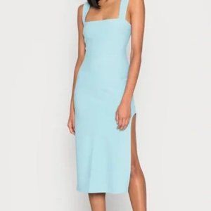 Abercrombie & Fitch Light Blue Midi Dress